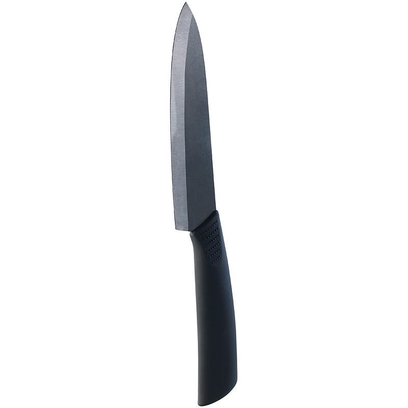 Keramik-Kochmesser mit 15,5 cm Klinge, schwarz