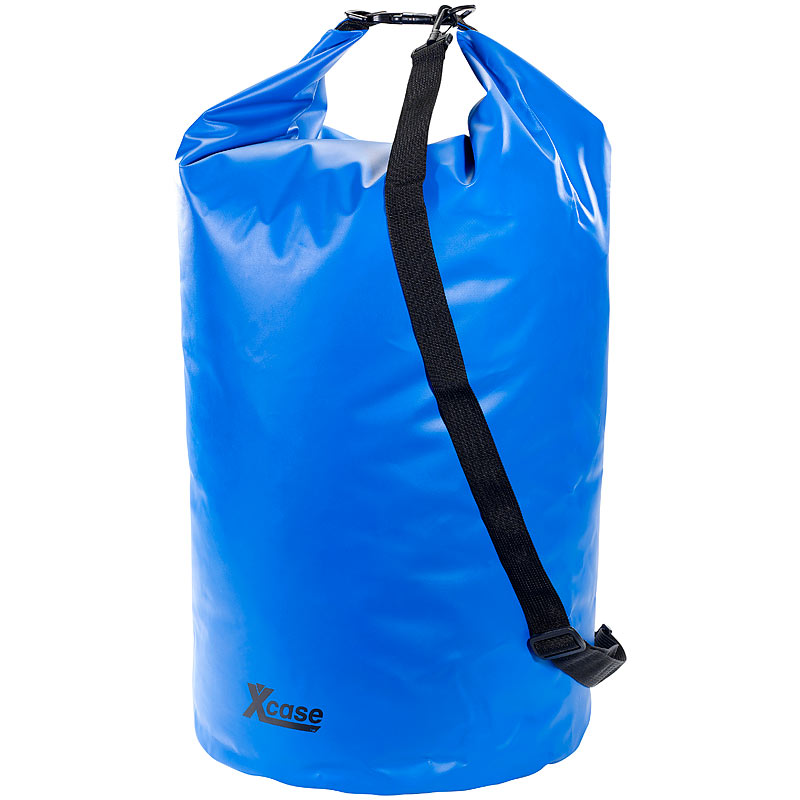 Wasserdichter Packsack 70 Liter, blau