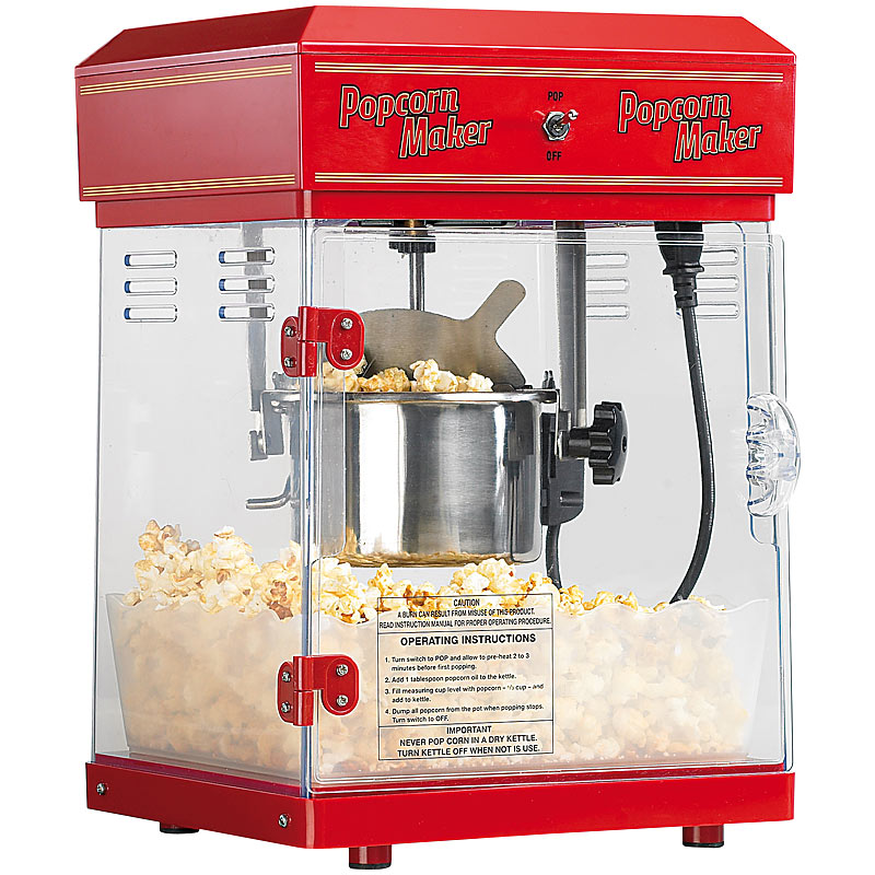 Profi-Retro-Popcorn-Maschine 