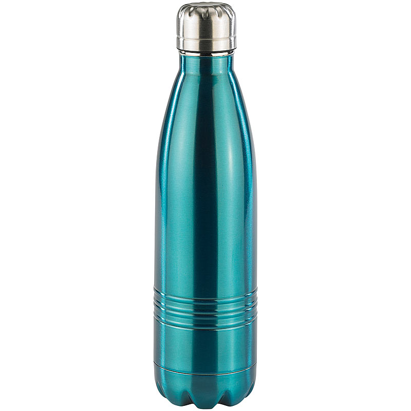 Doppelwandige Vakuum-Isolierflasche aus Edelstahl, 0,5 Liter