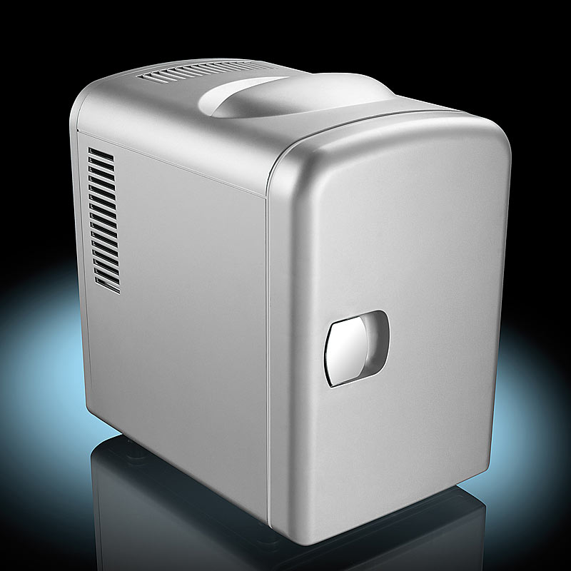 Kaufe Aoresac Mini-Kühlschrank, 4 l Fassungsvermögen, tragbarer Kühler und  Wärmer, Hautpflege-Kühlschrank mit dimmbarem LED-Spiegel