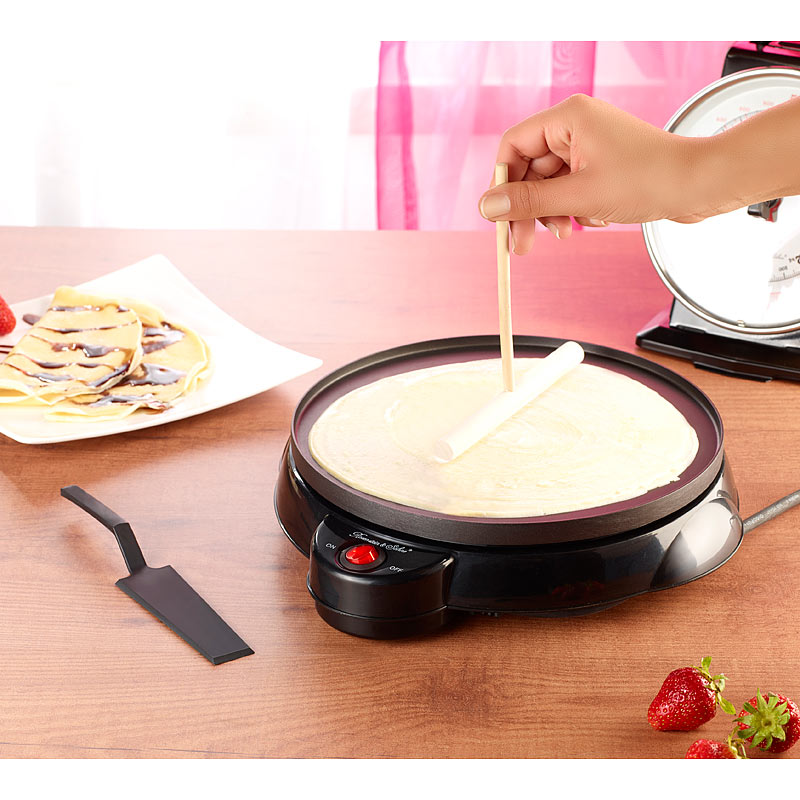 Crepes Maker Elektrischer MediumCrêpesMaker, 650 Watt, Ø 23 cm