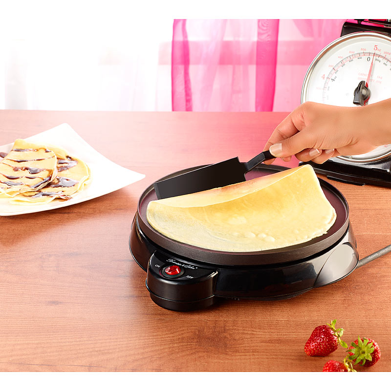 Crepes Maker Elektrischer MediumCrêpesMaker, 650 Watt, Ø 23 cm
