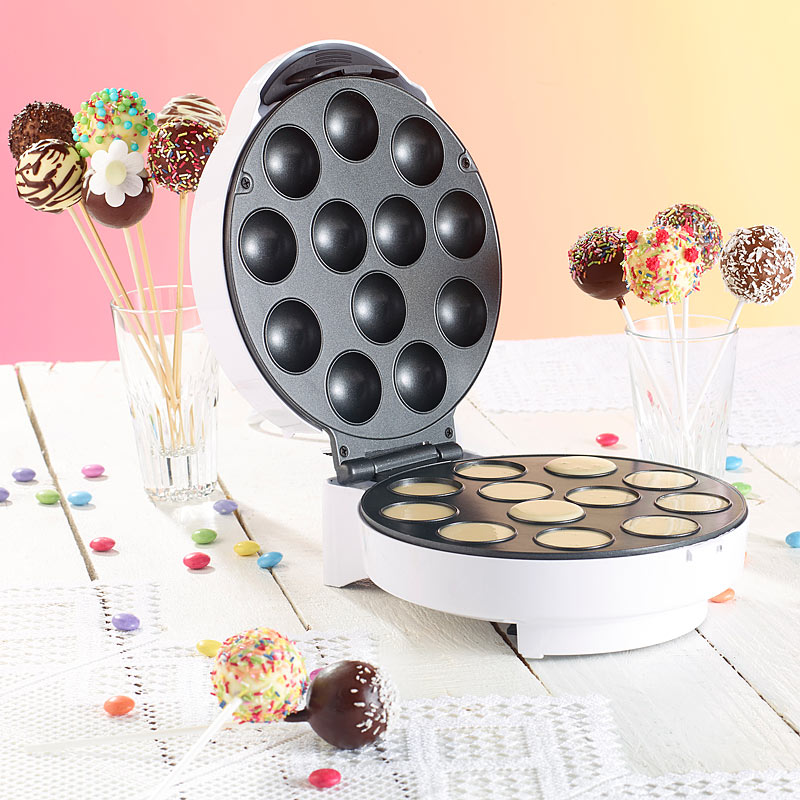 Cakepop-Maker für 12 leckere Miniküchlein pro Durchgang, 750 Watt