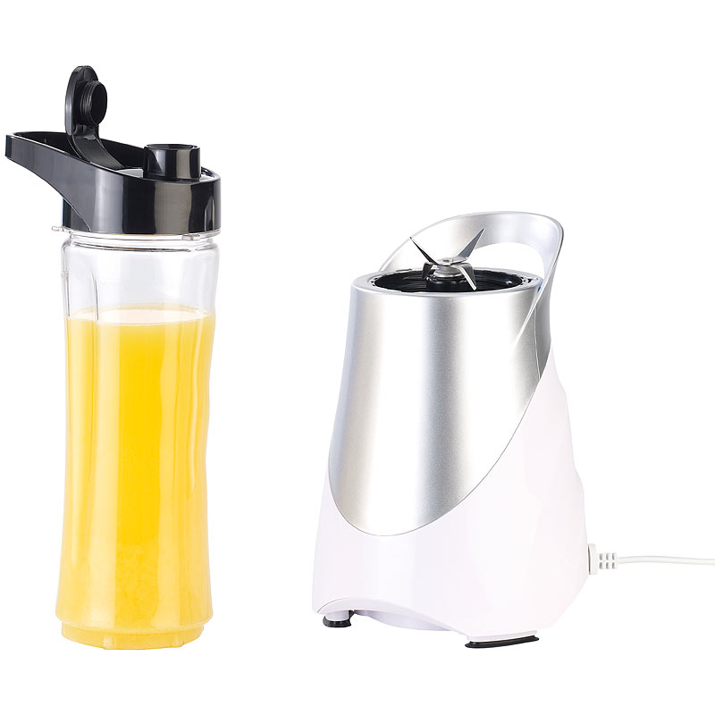 2in1-Standmixer inklusive Smoothie-Mix-Trinkbecher, 300 Watt, 600 ml