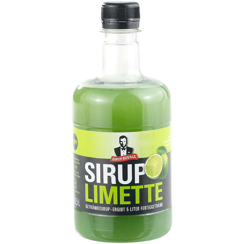 Sirup Royale mit Limetten-Geschmack, 0,5 Liter, PET-Flasche