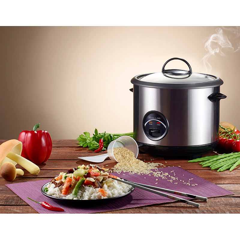 Reistopf EdelstahlReiskocher 1,5 Liter (Rice Cooker) eBay