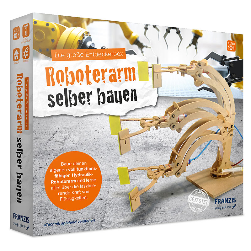 Die große Entdeckerbox: Roboterarm selber bauen