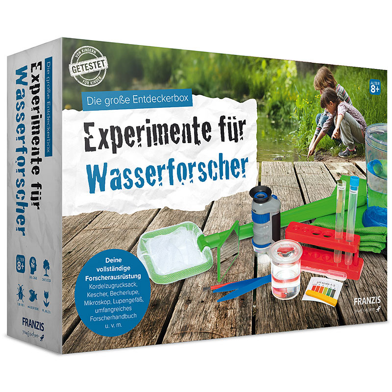 Die große Entdeckerbox: Experimente für Wasserforscher