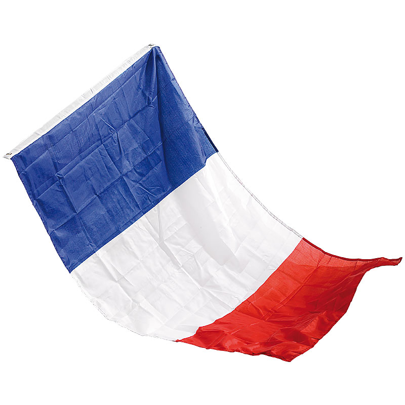 Länderflagge Frankreich 150 x 90 cm aus reißfestem Nylon