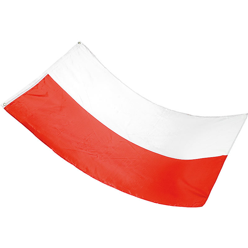 Länderflagge Polen 150 x 90 cm aus reißfestem Nylon