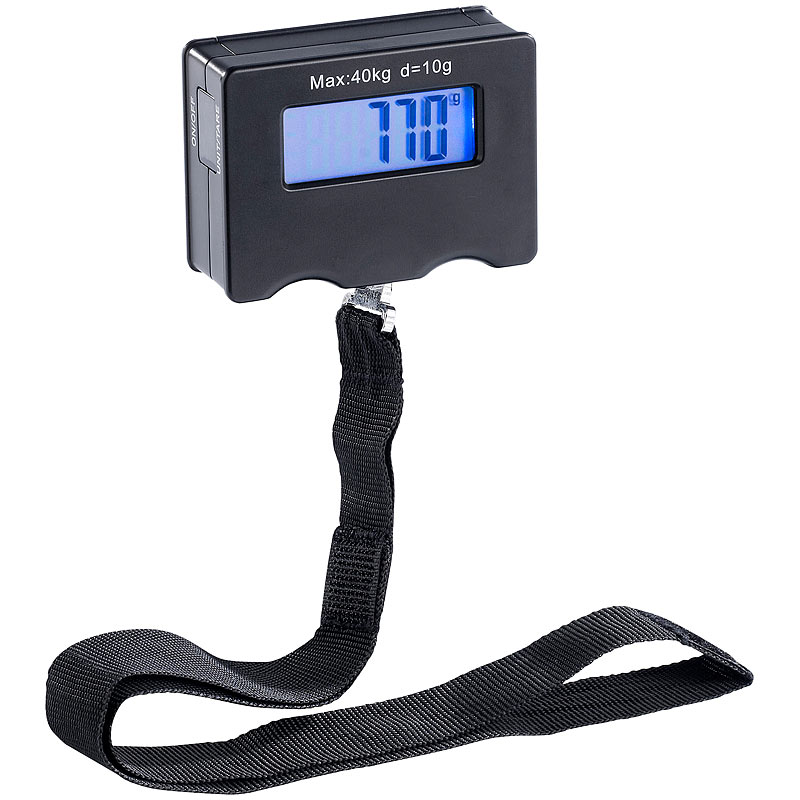 Digitale Präzisions-Gepäckwaage (0 - 40 kg) mit LCD-Display