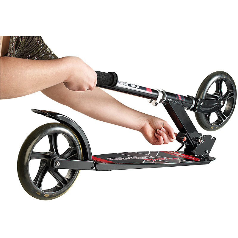 PEARL Klappbarer City-Roller CR-96X Sports mit XXL-Rädern ...