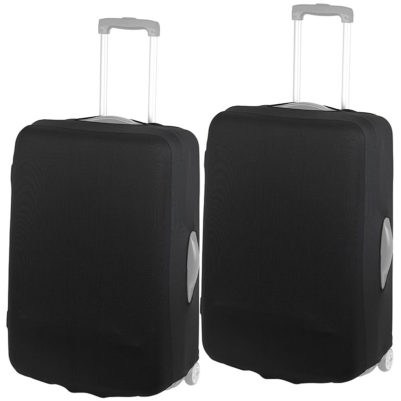 2er-Set elastische Schutzhülle für Koffer bis 63 cm Höhe, Größe L