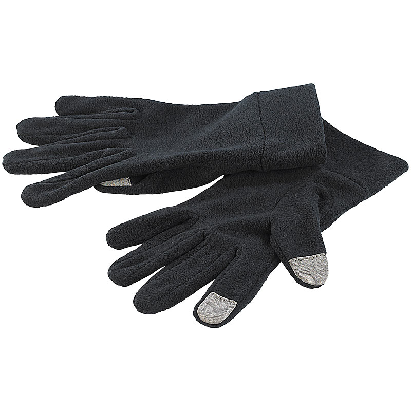 Touchscreen-Handschuhe aus kuscheligem Fleece, Gr. 6,5 (S)