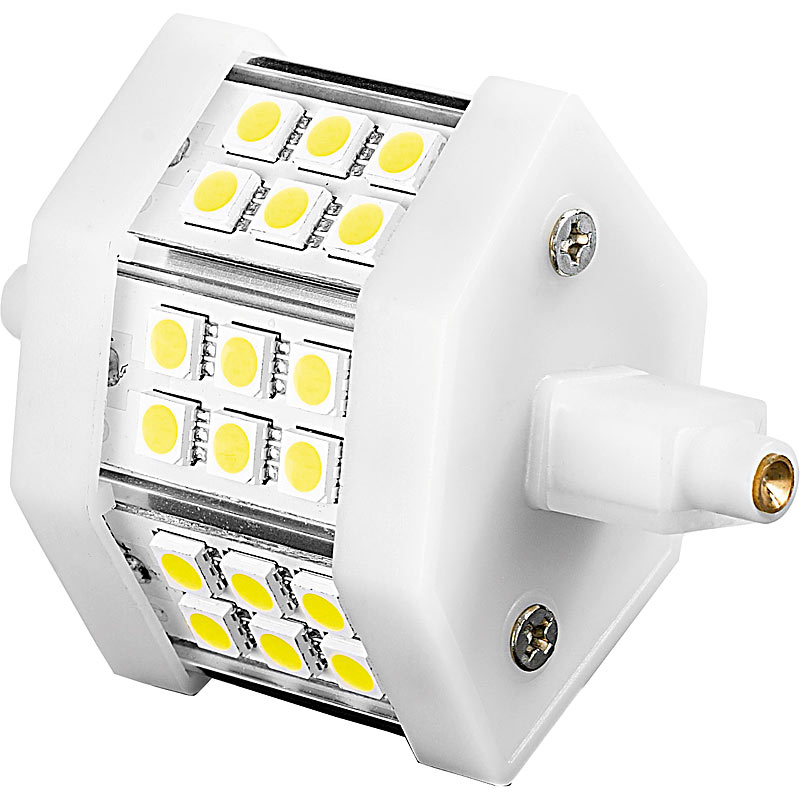 LED-SMD-Lampe mit 18 High-Power-LEDs, R7S, 78mm, warmweiß