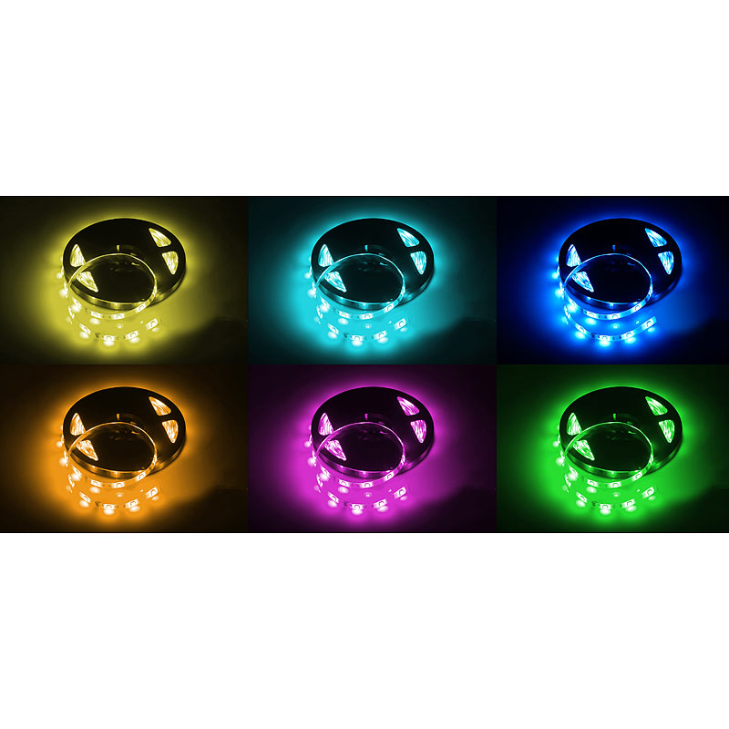 LED-Streifen LC-500A mit Multicolor in RGB+W, 5 m, IP65