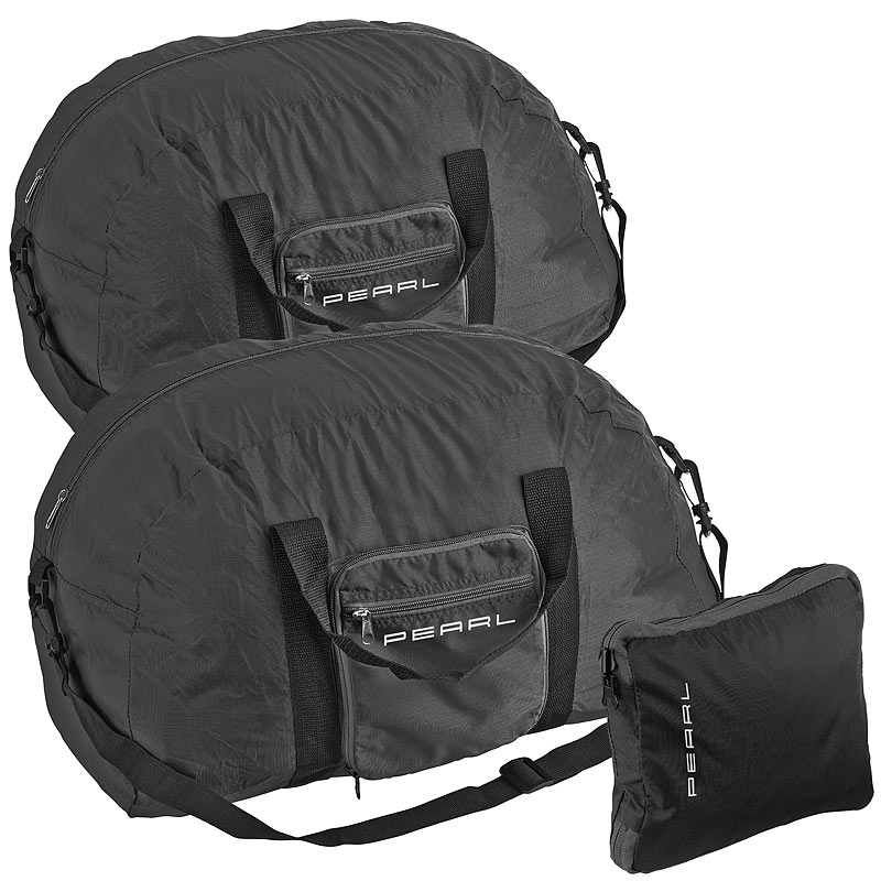 2er-Set leichte Falt-Reisetaschen für Handgepäck, 63 l