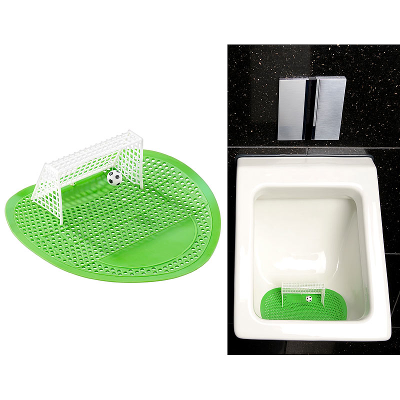 Lustiges Fußball-Urinal-Sieb, 18,5 x 19,5 cm, universell passend