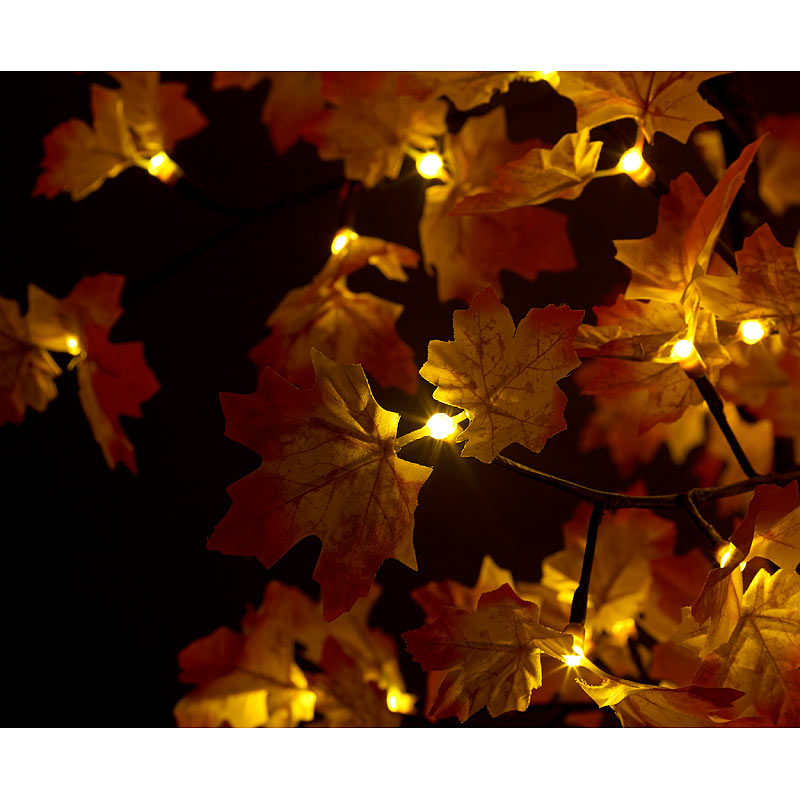 Luminea LED-Dekobaum: LED-Deko-Kirschbaum, 576 beleuchtete Blüten, 200 cm,  Versandrückläufer (LED-Lichterbaum Outdoor)