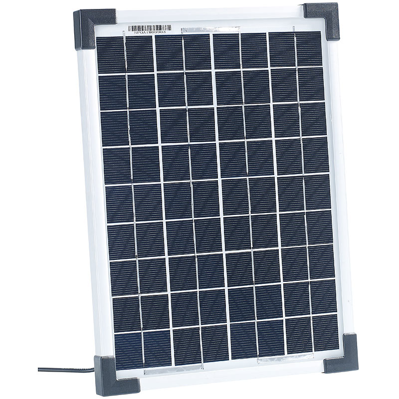 Mobiles Solarpanel mit monokristalliner Solarzelle 10 W