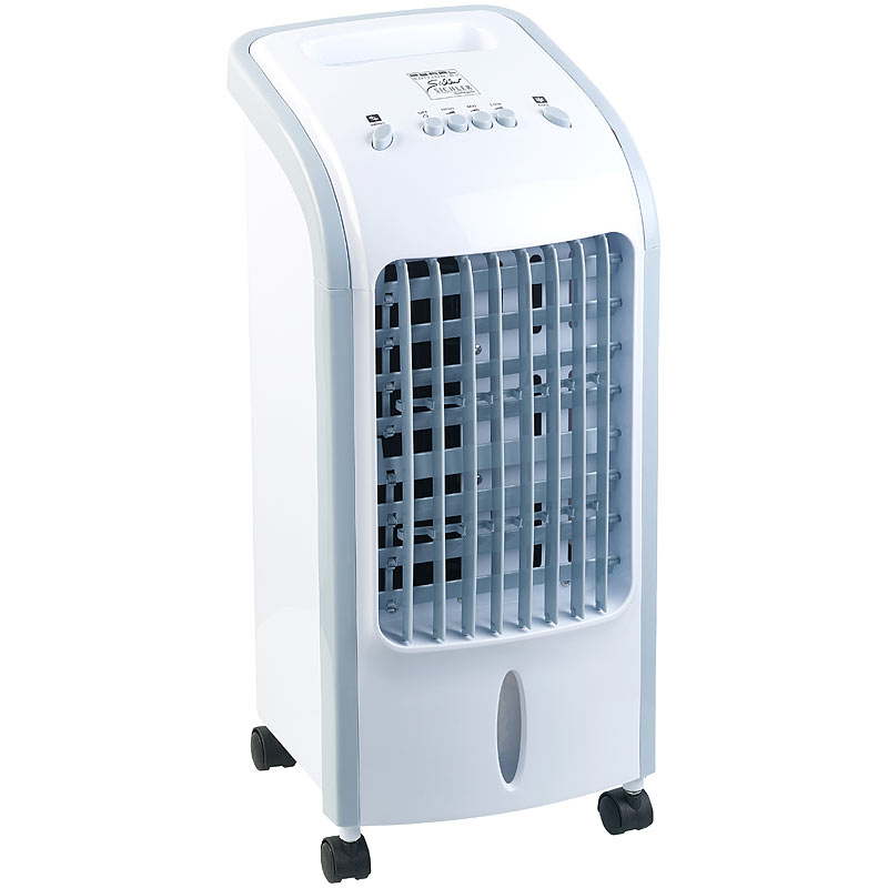 Luftkühler und -befeuchter mit Wasserkühlung & Swing-Funktion, 75 Watt