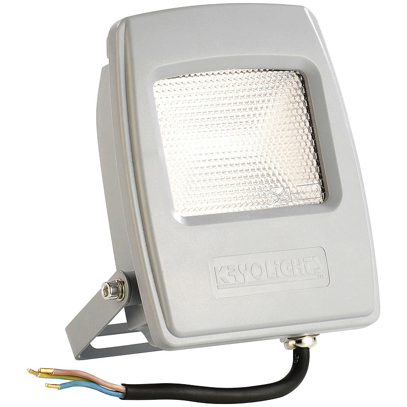 Wetterfester LED-Fluter, 20 Watt, 1.600 Lumen, IP65, tageslichtweiß