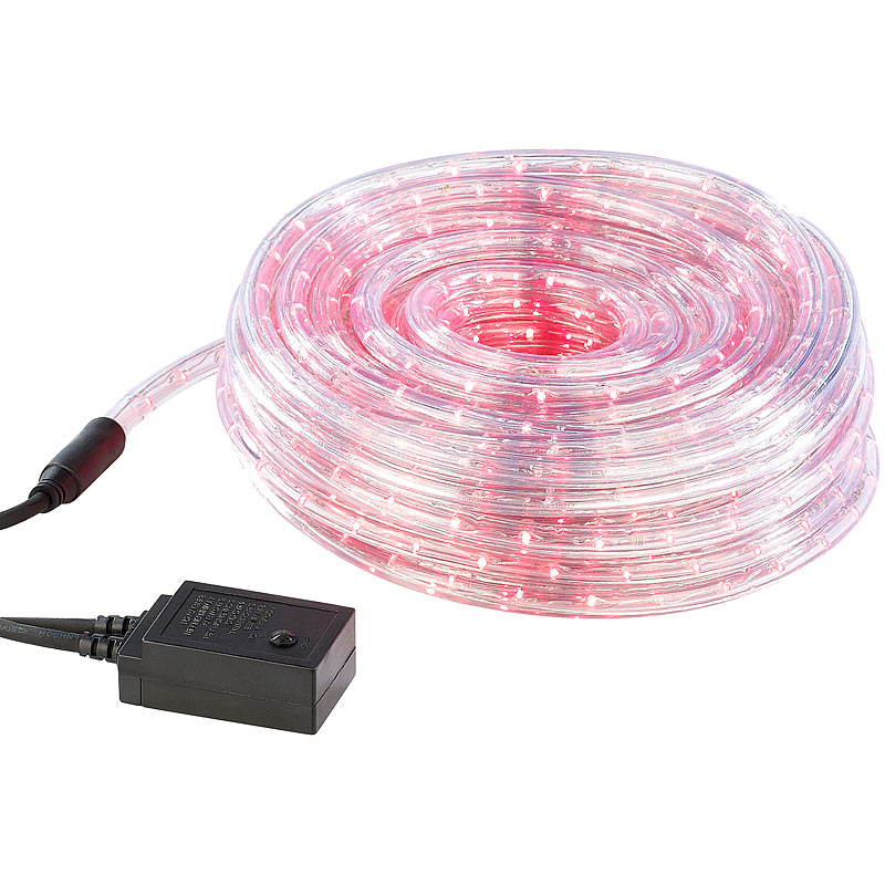 Lunartec LED-Lichtschlauch für Innen- & Außenbereich, 720 LEDs, 20 m