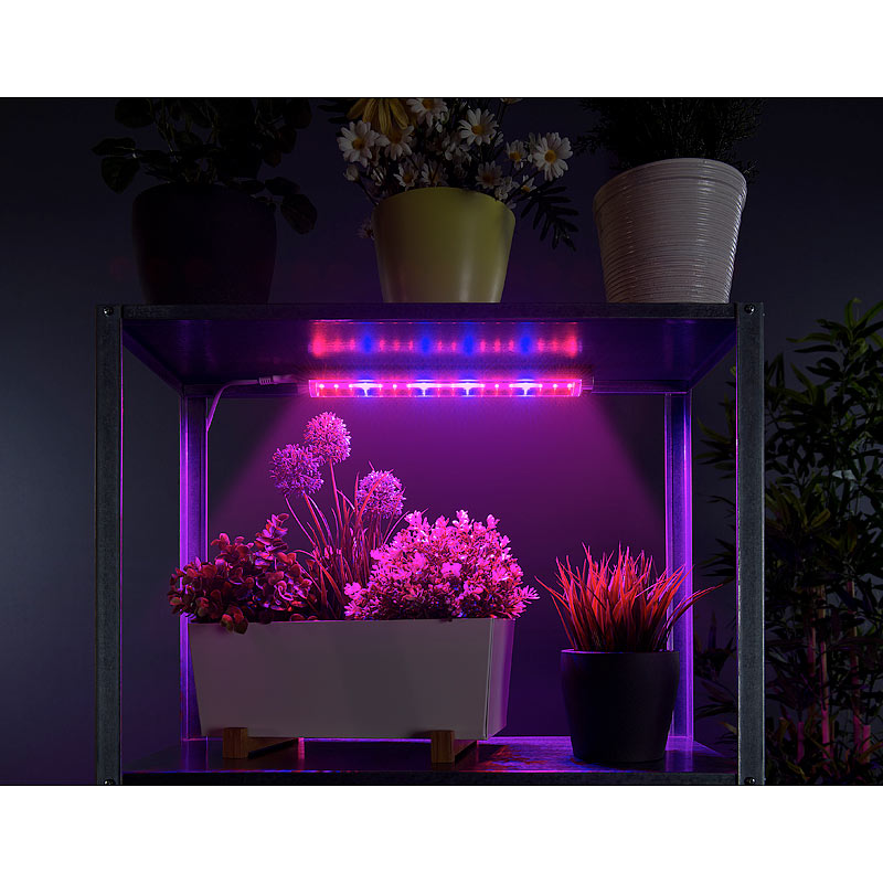 LED-Pflanzenunterbauleuchte mit Rot-Blau-Lichtkombination, 520 Lumen