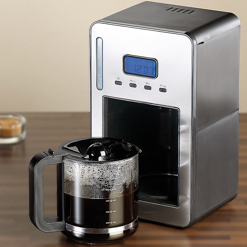 Programmierbare Kaffeemaschine für bis zu 12 Tassen, 1.000 Watt