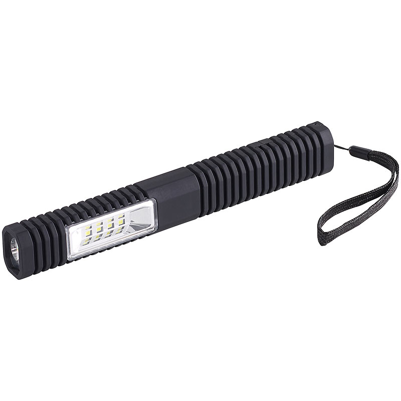 2in1-LED-Taschenlampe TL-115 & COB-LED-Arbeitsleuchte, 4,8W,185lm,IP44