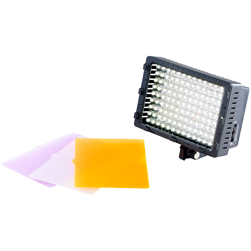 Foto- & Videoleuchte, 126 Tageslicht-LEDs, 8 Watt, 520 Lumen, 5.500 K