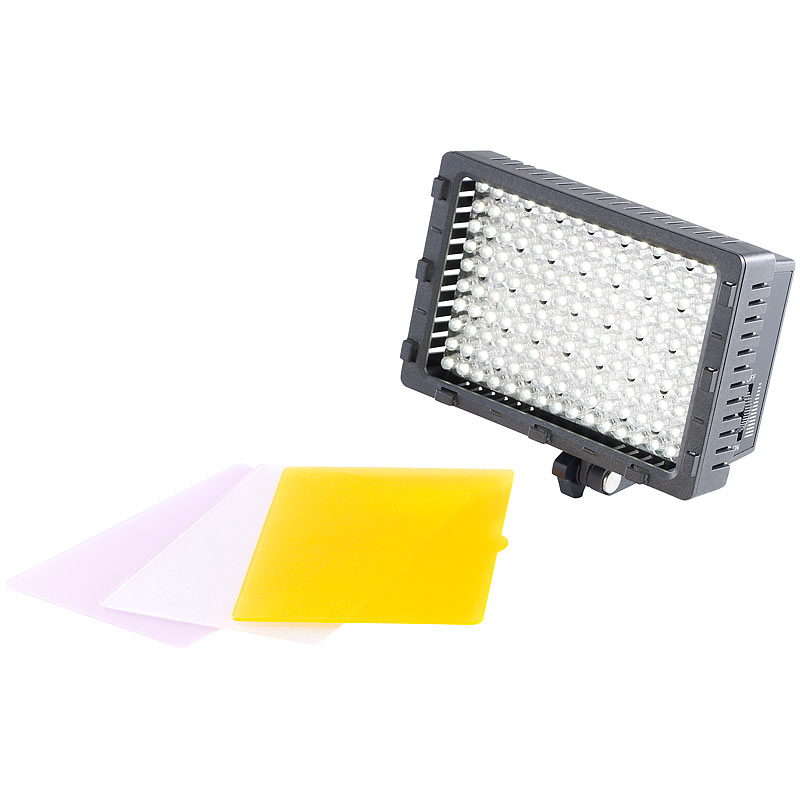 Foto- und Videoleuchte mit 160 Tageslicht-LEDs, 10 W, 660 lm