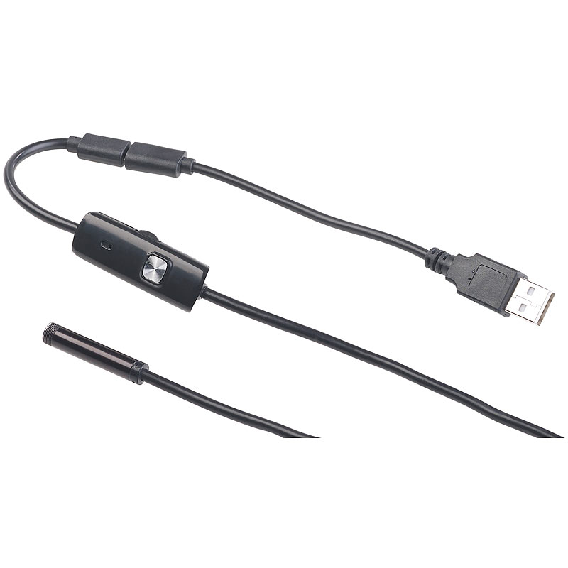 USB-Endoskop-Kamera, 6 LEDs, für PC & OTG-Android-Smartphone, IP67