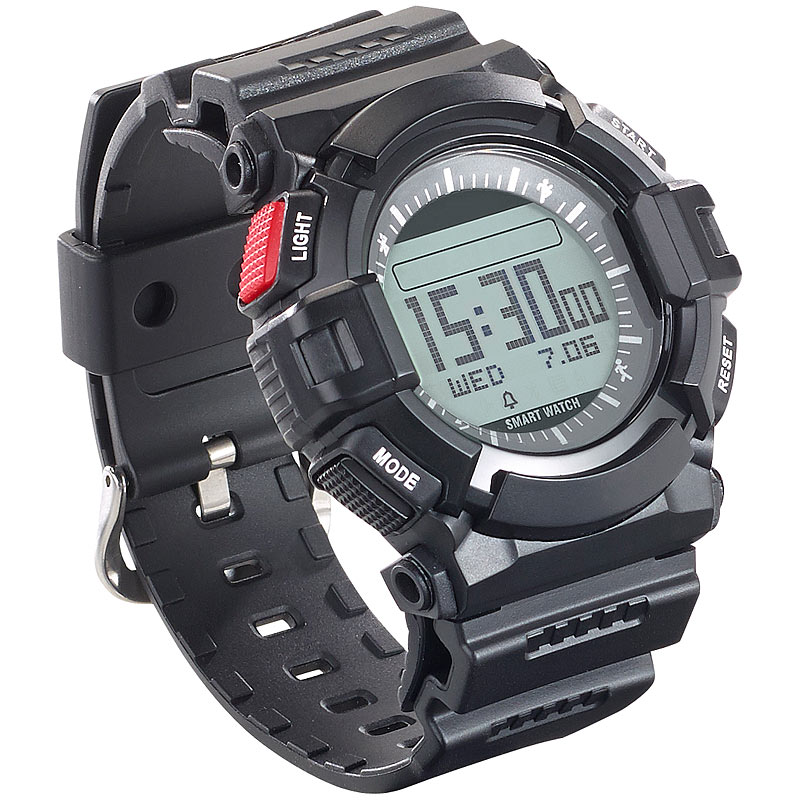 Wasserdichte Herren-Armband-Uhr mit Alarm-Funktion, IP67