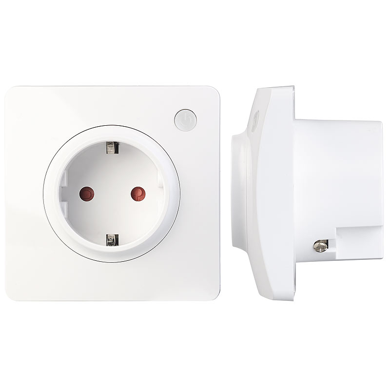 ♥ WLAN-Unterputz-Lichtschalter, App, für Siri, Alexa & Google