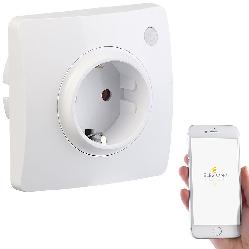 ♥ WLAN-Unterputz-Lichtschalter, App, für Siri, Alexa & Google
