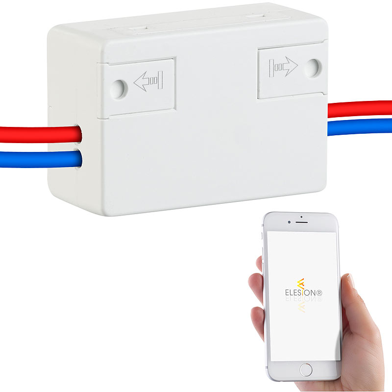 WLAN-Schalter für Licht & Co., für Siri, Alexa & Google Assistant, 10A