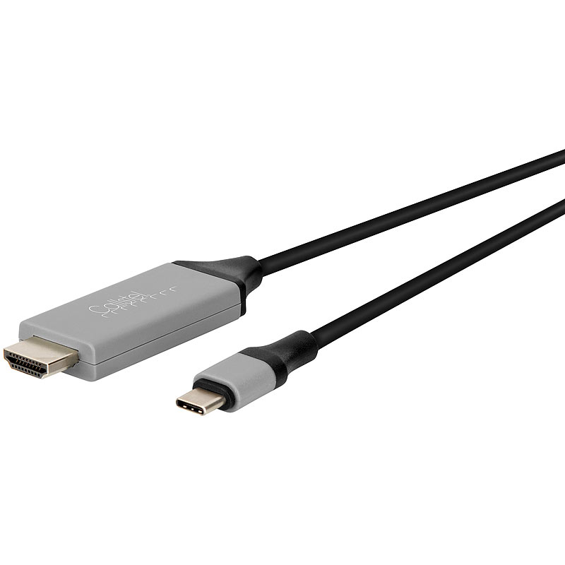 Anschlusskabel USB Typ C zu HDMI, 2 Meter, unterstützt bis 4K/ 60Hz