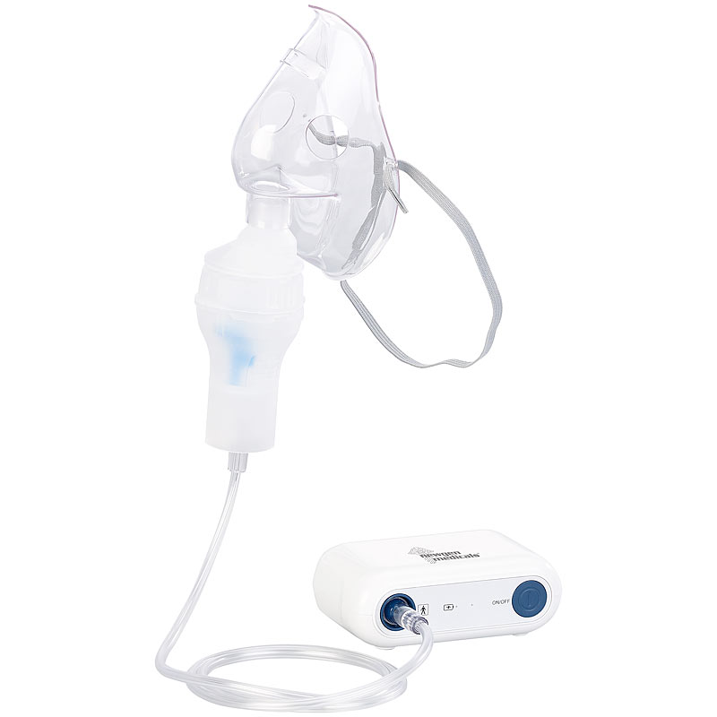 Kompakt-Akku-Inhalator für Erwachsene und Kinder, Timer