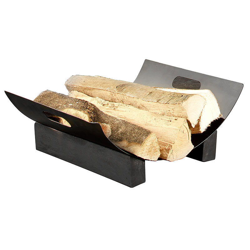 Metall-Holzkorb für dekorative Brennholz-Lagerung