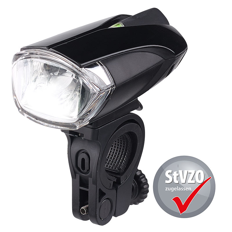 Batteriebetriebene LED-Fahrradlampe FL-110, zugelassen nach StVZO