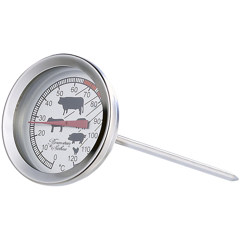 Analoges XL Fleisch- und Braten-Thermometer