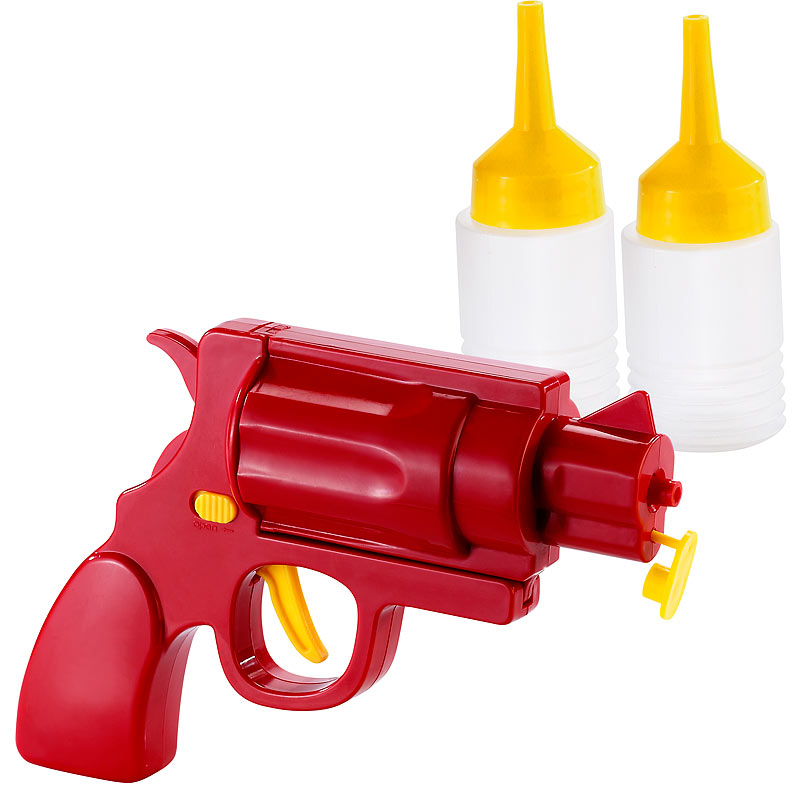2in1 Ketchup- und Senf-Pistole