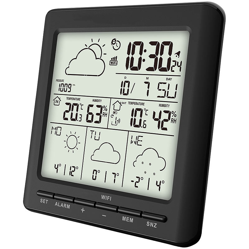 wetterstation mit außensensor ebay