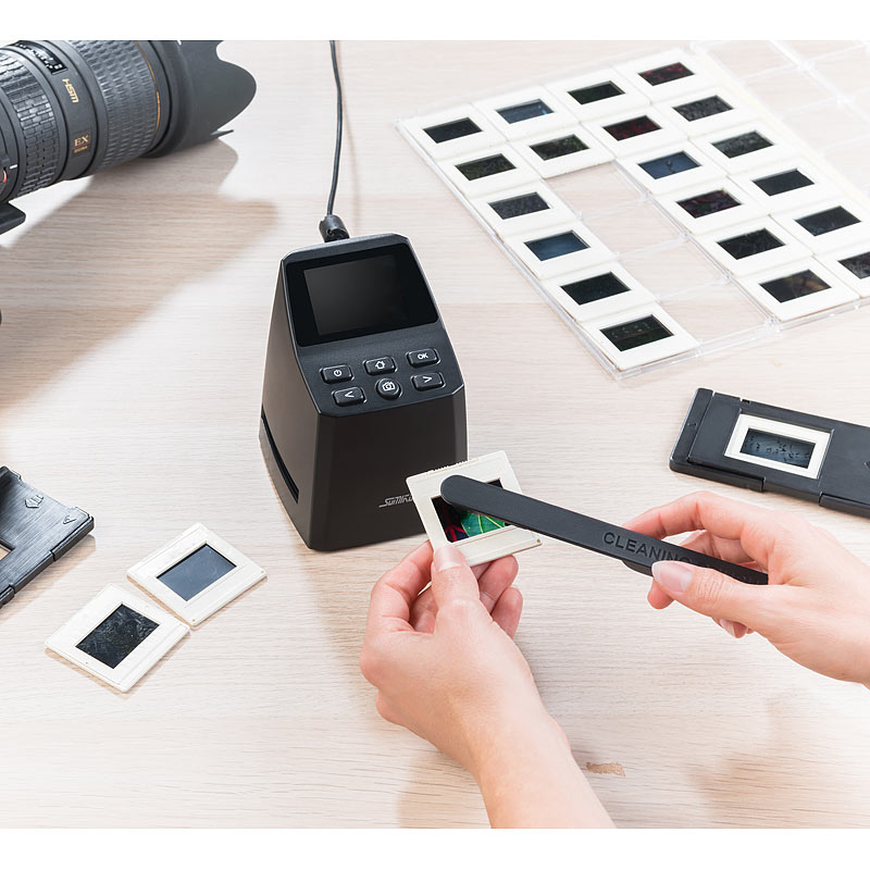 Somikon Stand-Alone-Dia- Und Negativ-Scanner Mit 8-MP-Sensor, 2.400 Dpi ...