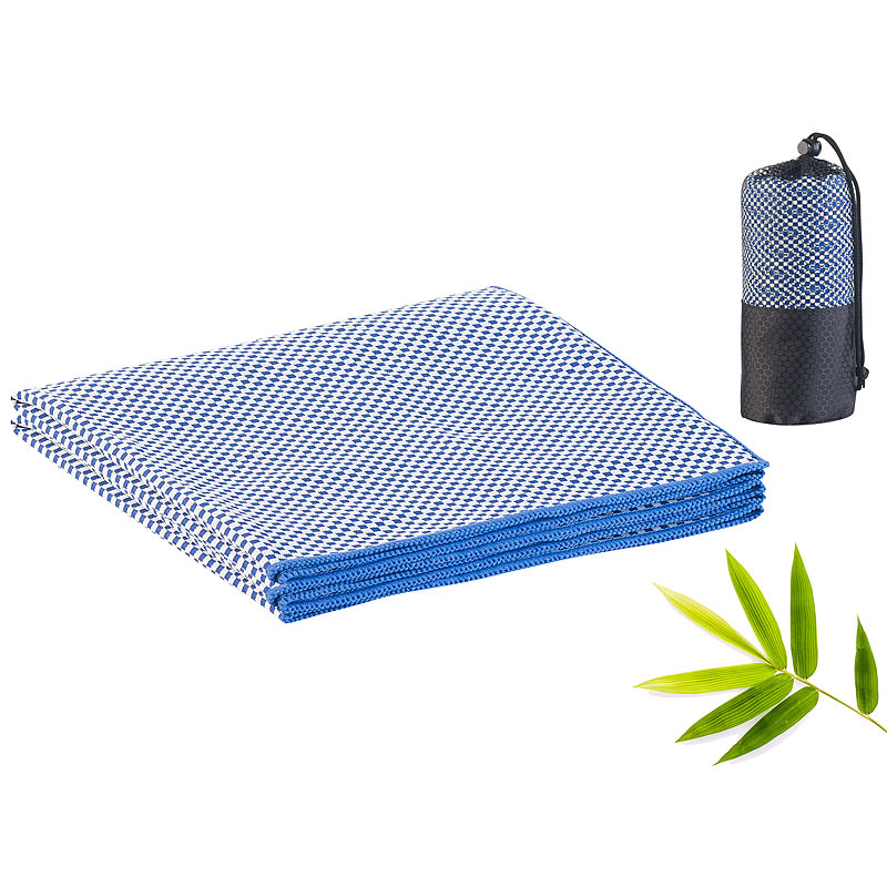 Schnelltrocknendes, leichtes Bambus-Handtuch, nachhaltig, 130 x 80 cm