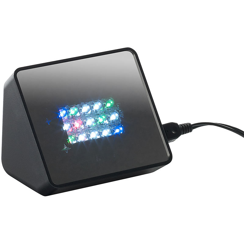 Premium-TV-Simulator zur Einbrecher-Abschreckung mit 15 LEDs und Sound