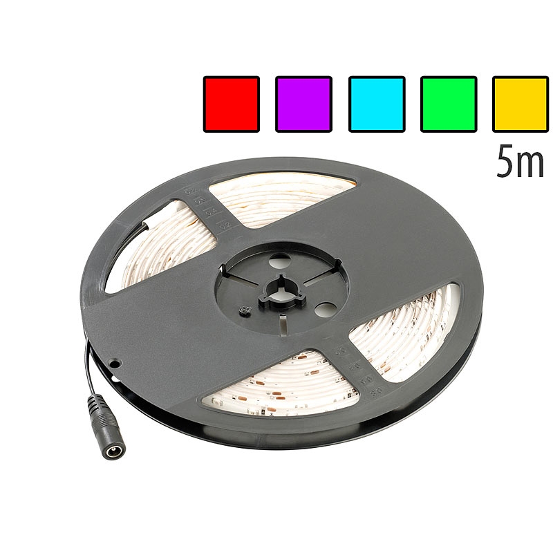 LED-Streifen LC-500N, 5 m, RGB, Innenbereich
