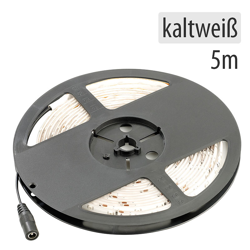 LED-Streifen LE-500WA, 5 m, kaltweiß, Outdoor IP65